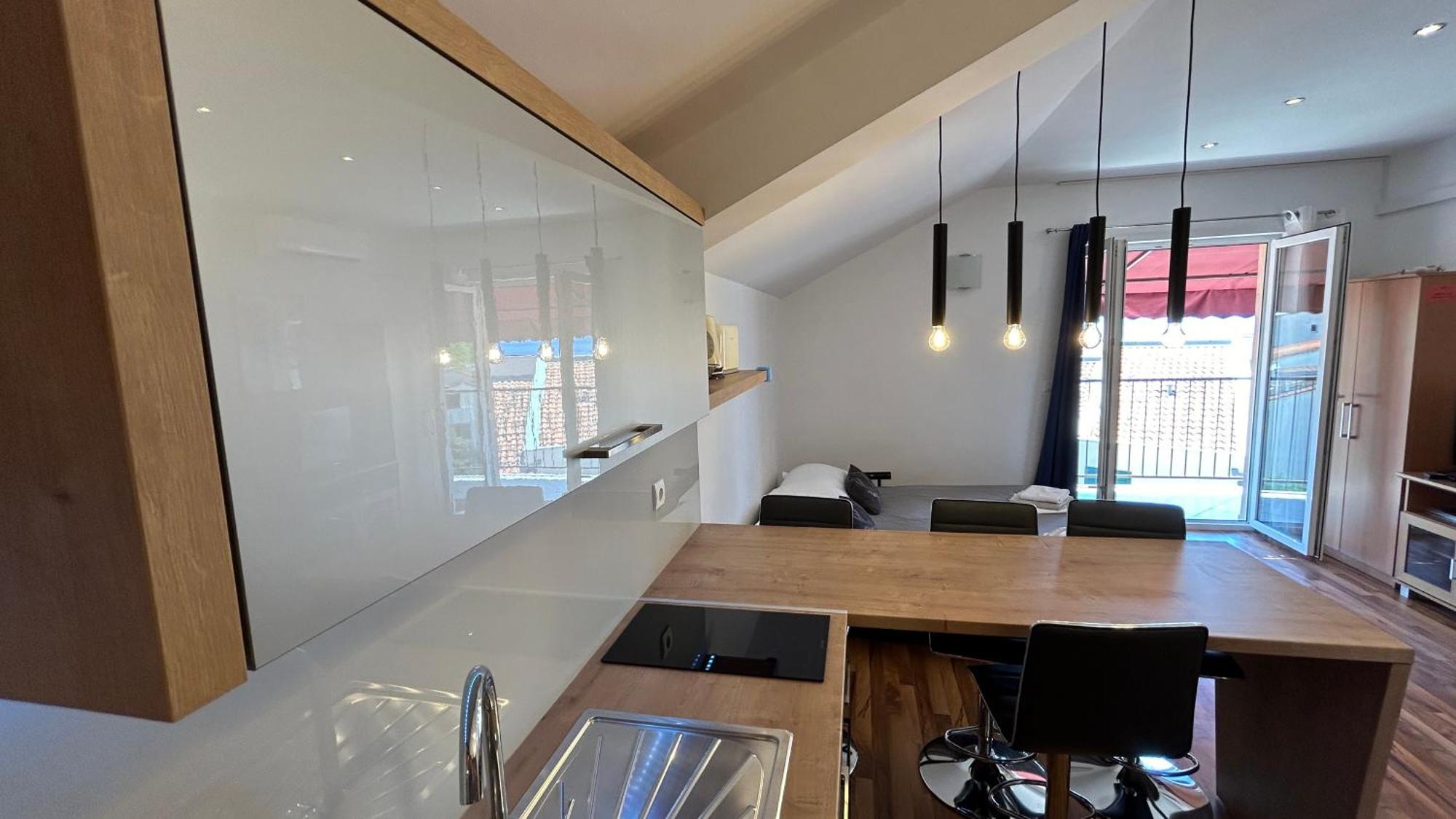 Apartman Senka Podgora Exteriör bild