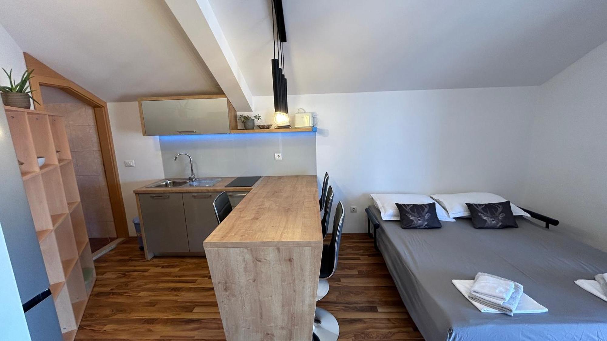 Apartman Senka Podgora Exteriör bild
