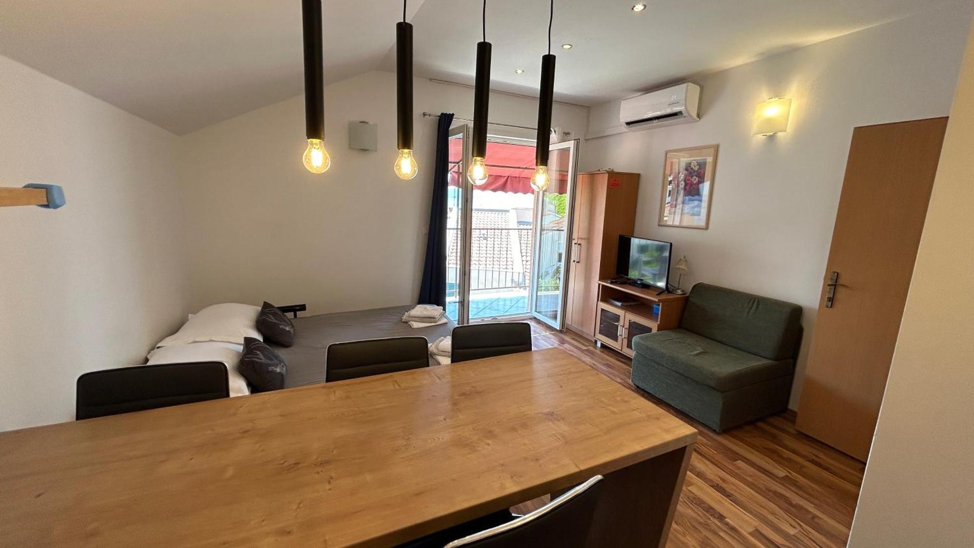 Apartman Senka Podgora Exteriör bild