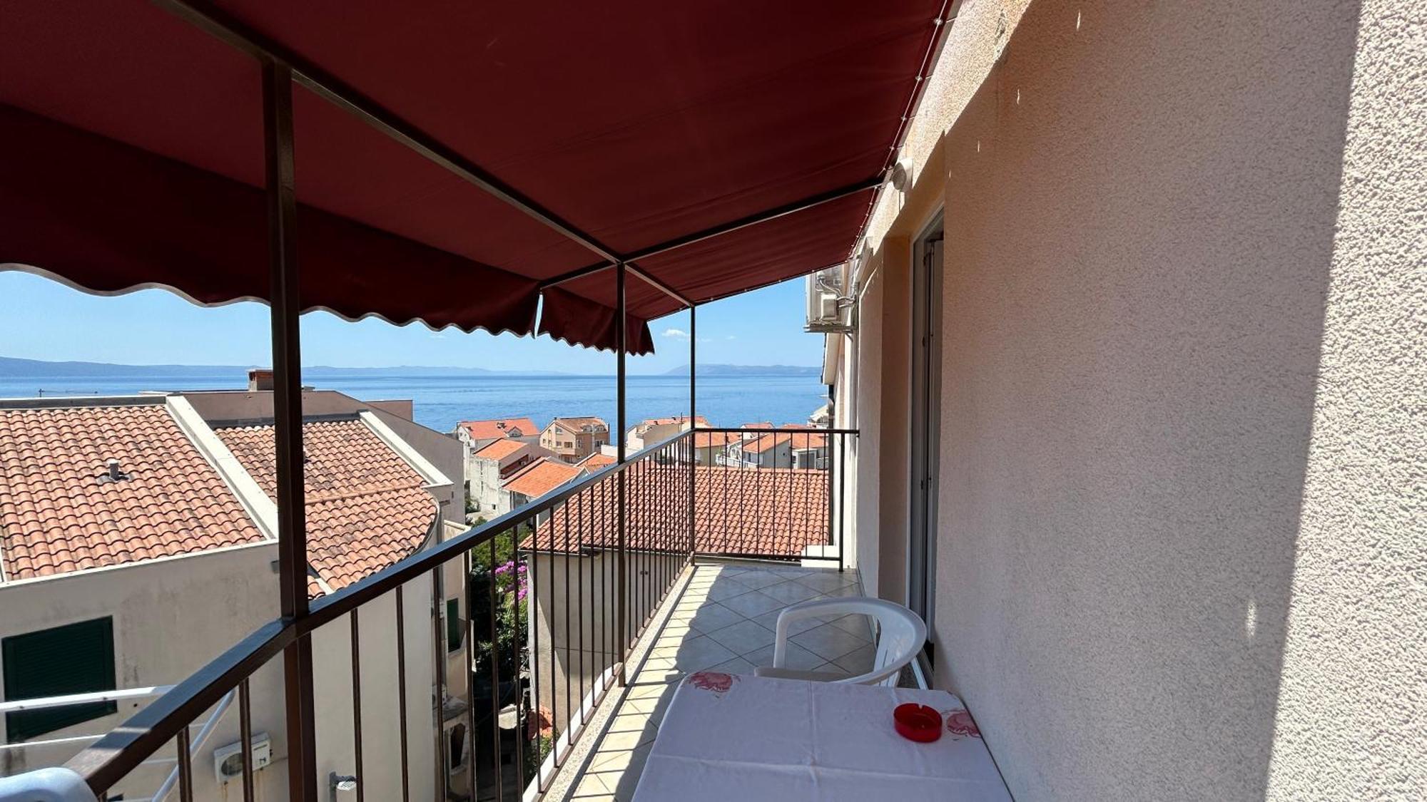 Apartman Senka Podgora Exteriör bild